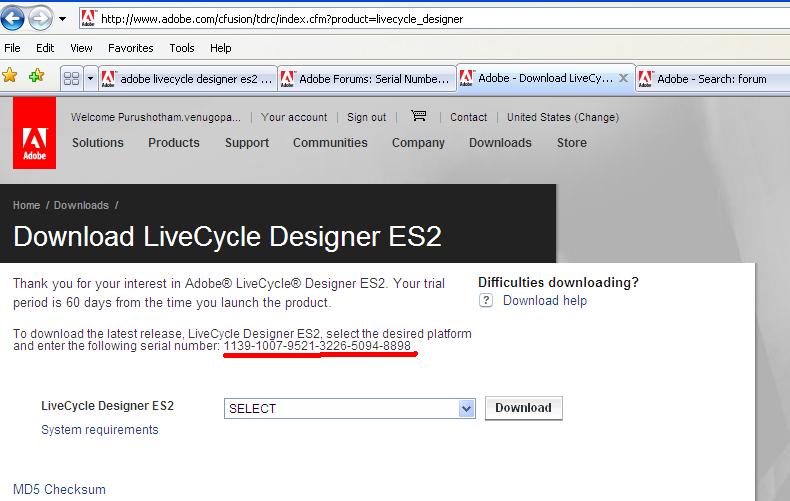 Solved Serial Number For Designer Es2 Trial Adobe Experience League Community 34957