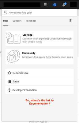Adobe Target missing link to Documentation.png