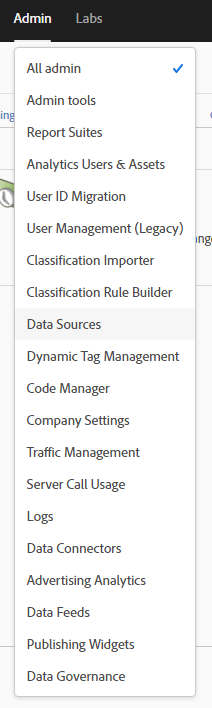 Analytics Admin menu.PNG