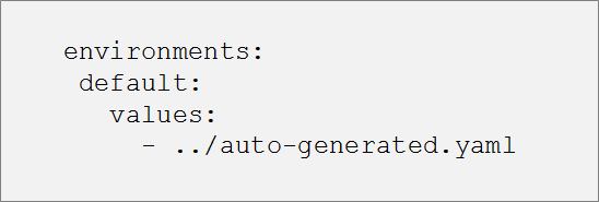 Example 3: commons/environments.yaml
