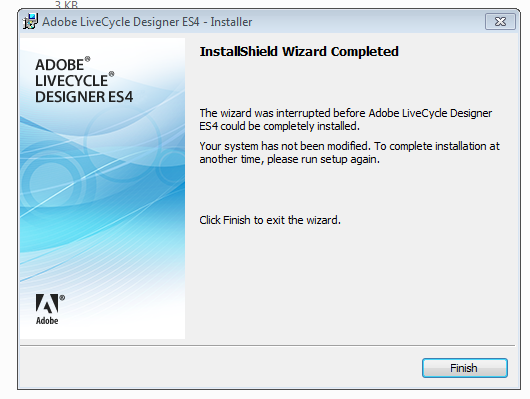 LiveCycle install Error 2.PNG