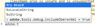 Do not get .tools option