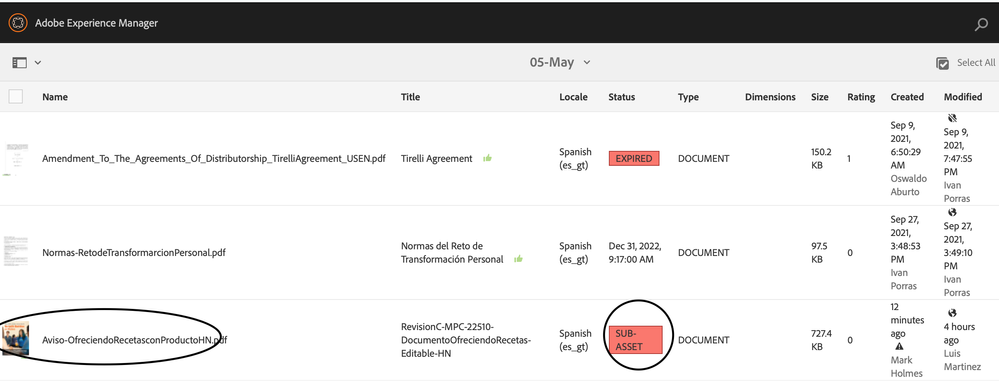 Asset to be Published and Status.png Asset to be Published and Status.png