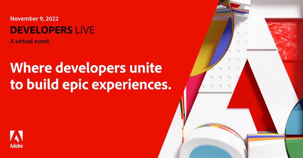 Adobe Developers Live November 2022 Session To Adobe