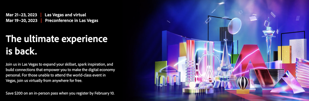 Adobe Summit – Digital Experience Conference