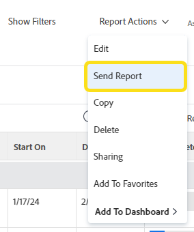 Send Report